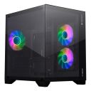 ZEBRONICS Mercury Premium Gaming Chassis with Support for mATX | Mini ITX | Glass (Black)...