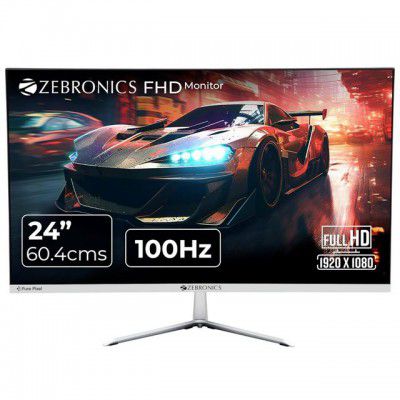 ZEBRONICS MT120  (24") Full HD VA Panel LED Ultra Slim Flat Gaming Monitor 