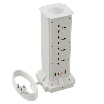 Zebronics Multi-Plug Power Extension, 2500W Max, 8 Universal Sockets
