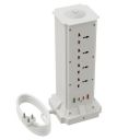 Zebronics Multi-Plug Power Extension, 2500W Max, 8 Universal Sockets