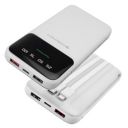ZEBRONICS MW60 Power Bank, 10000 mAh, Rapid Charge, 20W Output, Dual Type C (White)...