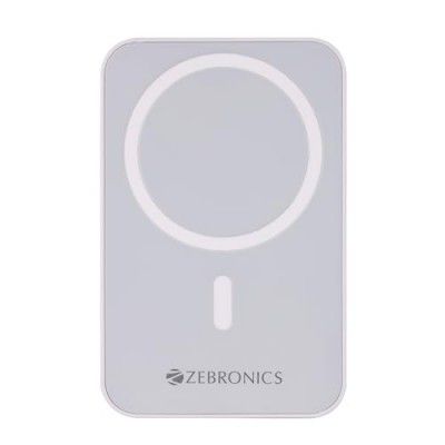 ZEBRONICS MW63 Wireless Power Bank, 10000 mAh - 20W Wired | 15W Wireless