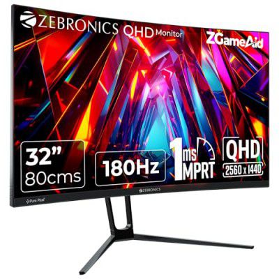 [Extra Rs.4250 Off] ZEBRONICS N32A 32" 1500R Curved Gaming Monitor