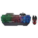 ZEBRONICS New Launch Optimus Gaming Keyboard & Mouse Combo, Braided Cable, Gold Plated USB, Upto 3600 DPI, 6 Buttons, High Resolution Sensor, Multicolor LED, Dedicated Macro Keys, 117 Keys (Black)...