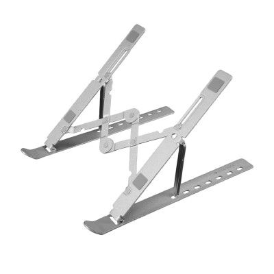 Zebronics NS2000 Plus Laptop Stand, Supports Up to 17-Inch Laptops, 5kg Load Capacity, 7-Level Adjustable Height
