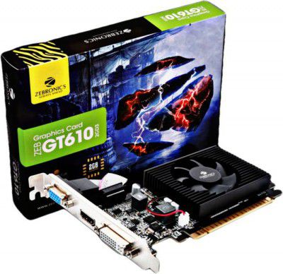 ZEBRONICS NVIDIA ZEB-GT610 2 GB DDR3 Graphics Card
