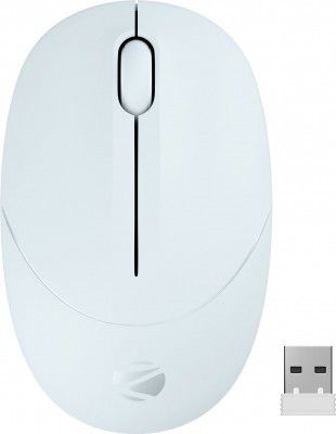 ZEBRONICS Panther Ambidextrous Optical Mouse 1600DPI (2.4GHz Wireless, White)