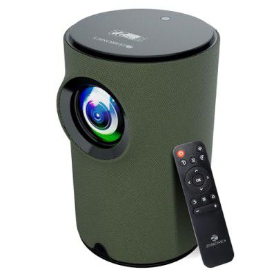 [Extra Rs.2729 Off] ZEBRONICS PIXAPLAY 22, Smart Projector