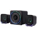 ZEBRONICS Pluto 2-2.1 Channel Desktop Speaker with 15 watts Output, Bluetooth 5.0, USB, mSD, FM, 3.5mm Jack Line Input, Inbuilt Volume Control, USB Powered, RGB Lights...