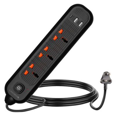 ZEBRONICS Power BAR 132, Extension Board/Strip, 2000 Watts
