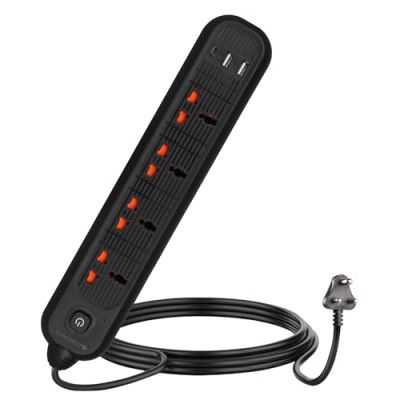 ZEBRONICS Power BAR 145, Power Strip, 2000 Watts