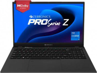 ZEBRONICS Pro Series Z Intel Core i7 12th Gen 1255U - (16 GB/512 GB SSD/Windows 11 Home) ZEB-NBC 5S Laptop (15.6 inch, Space Grey, 1.76 Kg)