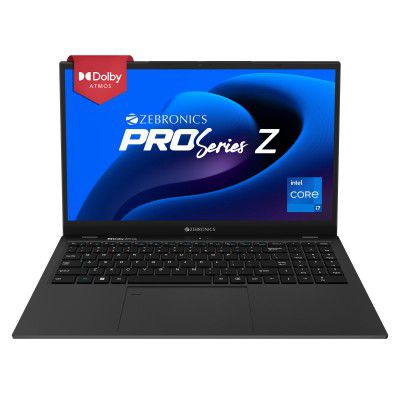 ZEBRONICS PRO Series Z NBC 5S, Intel Core 12th Gen i7 Processor 16GB RAM & 512GB SSD Laptop