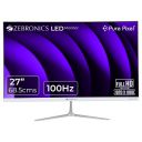 ZEBRONICS SA127 LED Monitor, 27 inch, Ultra Slim Bezel, Built-in Speakers, Metal Stand, Wall Mountable...