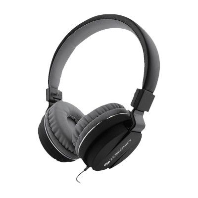 Zebronics Storm Wired Headphone with Mic (On-Ear, Black)