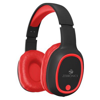 ZEBRONICS Thunder Bluetooth 5.3 Wireless Over Ear Headphones with 60H Backup