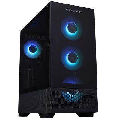 ZEBRONICS TITAN Full-Tower Premium Gaming Cabinet