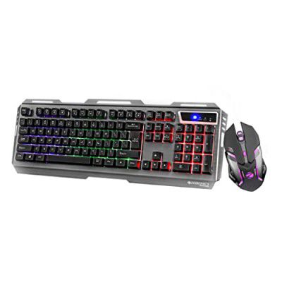 Zebronics Transformer Gaming Keyboard and Mouse Combo, Braided Cable, Durable Al body, Multimedia keys and Gaming Mouse (Black)
