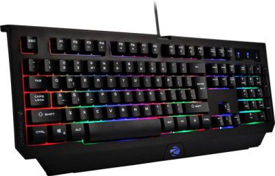 ZEBRONICS Transformer K2 Wired USB Standard Desktop Keyboard Compatible (Black)