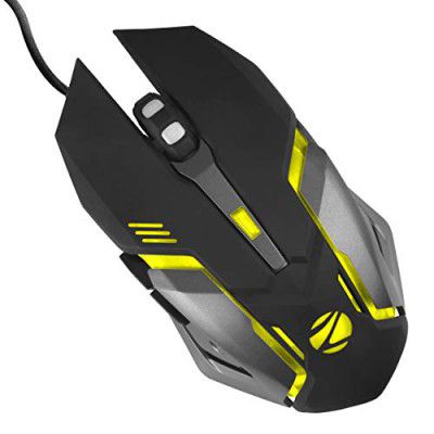 ZEBRONICS-Transformer-M with a High-Performance Gold-Plated USB Mouse: 6 Buttons, Multi-Color LED Lights