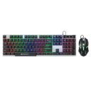 ZEBRONICS Trion USB Gaming Keyboard & Mouse Gaming Combo, 104 Keys Backlit, Translucent Material, Multi Color LED, Multi DPI Modes, High Precision Key...