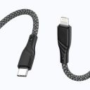 Zebronics Type-C to Lightning Fast Charging Cable, 27W PD Rapid Charging, 1.5 Meter Length (TL300, Black+White)...
