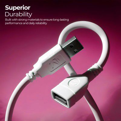 Zebronics USB Extension Cable, 3 Meter Length (UEC30)