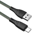 Zebronics USB to Type C Braided Nylon Cable, 33W(UT300, Green)...