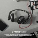 ZEBRONICS VCX101 Wired Headphone (Black, On the Ear)...