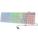 Zebronics War-K Gaming Keyboard with 104 Keys (White)...
