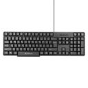 Zebronics Wired Keyboard with 104 Keys, 1.2m Cable, ₹ Key, USB Interface, UV-Coated Keys, Retractable Stand, USB Nano Receiver, for PC, Laptop(K65, Black)...