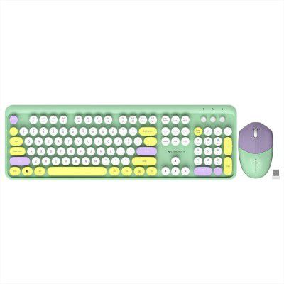 Zebronics Wireless Keyboard & Mouse Combo (Companion 301, Garden)