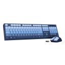 Zebronics Wireless Keyboard & Mouse Combo, 104 UV-Printed Keys...