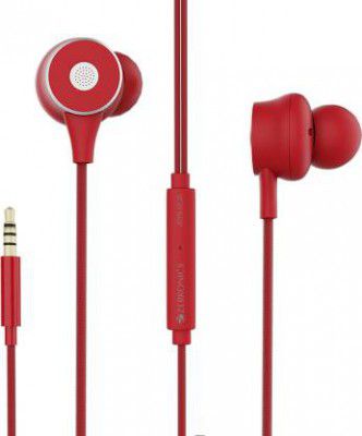 ZEBRONICS Zb-Buds 20 wired earphone (Red) Wired Headset (Red In the Ear)