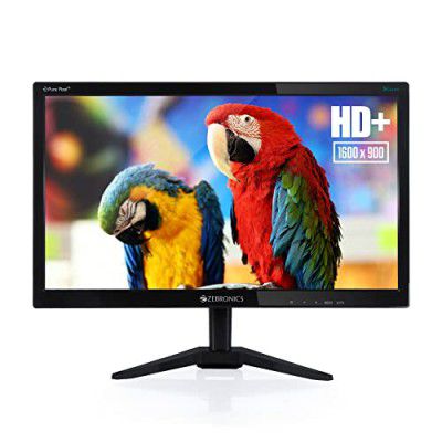 ZEBRONICS Zeb-A20HD 19.5" 1600 X 900 LED Monitor, Wall mount, 60hz, Black
