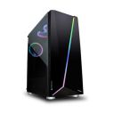 ZEBRONICS Zeb-Artemis Gaming Chasis , Tempered Glass, 3 RGB with Halo Ring Fans...