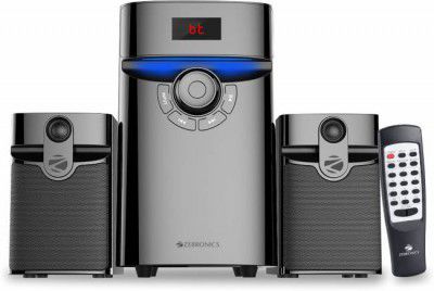 ZEBRONICS ZEB BRONZE 100 (2.1 SPEAKER) 48 W Bluetooth Home Audio Speaker (Black, 2.1 Channel)