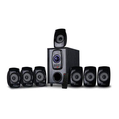 Zebronics ZEB-BT701RUCF Wireless Bluetooth Multimedia Speaker With Supporting AC3 Audio, SD Card, USB, AUX, FM & Remote Control. (70 Watt, 7.1 Channel)
