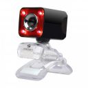Zebronics Zeb-Crystal Pro Web Camera with USB Powered,3P Lens,Night Vision and Built-in Mic(RED)...
