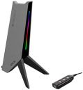 ZEBRONICS Zeb-Demon Tabletop Over Ear Gaming Wired Headphone Stand RGB Led, Dual USB Ports, 3.5Mm Jack & ZEB-90HB USB Hub, 4 Ports, Pocket Sized, Plug & Play, for Laptop & Computers...