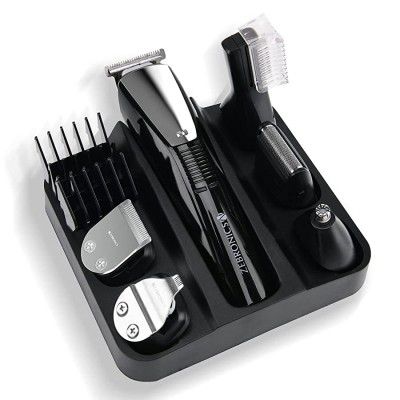 Zebronics ZEB-HT106 6 in 1 Grooming kit with Cordless/Cord use Trimmer