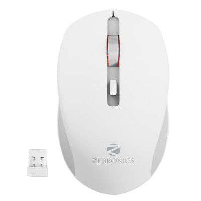 ZEBRONICS Zeb-Jaguar Wireless Mouse, 2.4GHz with USB Nano Receiver