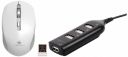 ZEBRONICS Zeb-Jaguar Wireless Mouse, 2.4GHz with USB Nano Receiver, High Precision Optical Tracking, 4 Buttons(White+Grey) & ZEB-90HB USB Hub, 4 Ports, Pocket Sized, Plug & Play...