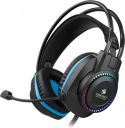 ZEBRONICS Zeb-Jet Premium Headphone,LED Headband,Suspension Design, 2 mtr 3.5mm+USB Wired Gaming (Black + Blue, On the Ear)...
