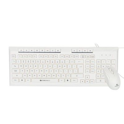ZEBRONICS Zeb-JUDWAA 900 Wired USB Keyboard and Mouse Set with 12 hotkeys