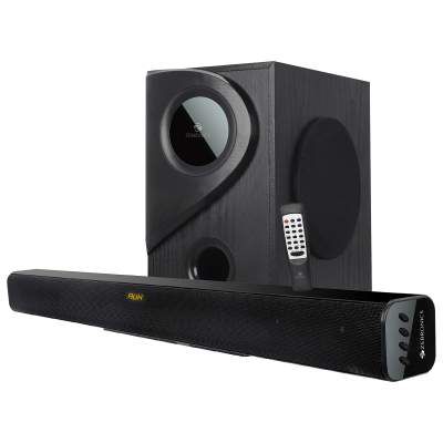 Zebronics Zeb-Juke Bar 5 Multimedia Sound Bar with Bluetooth Connectivity,USB Input and Built-in FM
