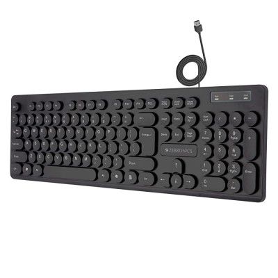 ZEBRONICS ZEB-K24 with 104 Keys Standard Wired KeyBoard