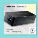 ZEBRONICS ZEB-LA20065UL high-Efficiency Laptop Power Adaptor with Input Range 100-240Vac...