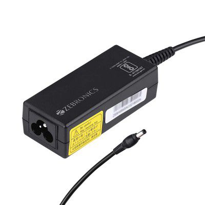 Zebronics Zeb- LA552519065T 65W Laptop apdater with 5.5x2.5mm Connector