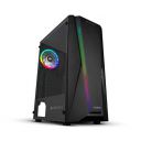 ZEBRONICS Zeb-Lucifer Premium Gaming Cabinet with ATX/mATX Motherboard Support, USB 3.0, AIO Cooler Support,120mm RGB LED Fan, Tempered Glass Panel and Magnetic dust Filters...